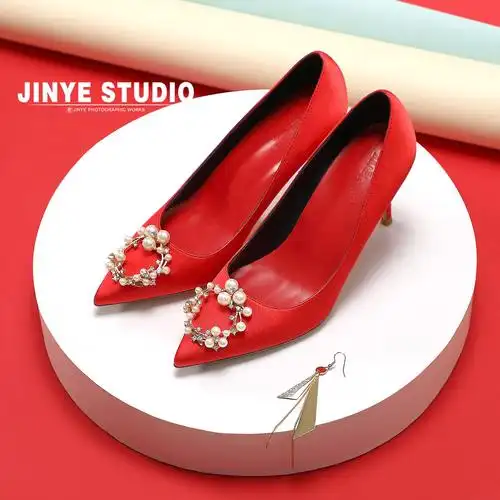 产品拍摄|创意场景婚鞋拍摄