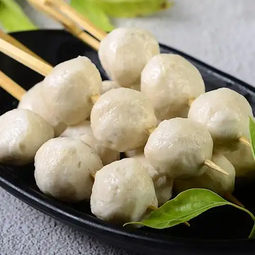 关东煮鱼丸串火锅豆捞串串香麻辣烫食材10串一袋一串3粒360克一包
