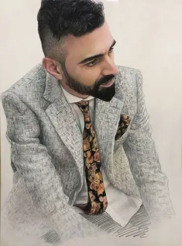 彩铅人物肖像|纯艺术|绘画|waltermayerhofer - 原创作品 - 站酷