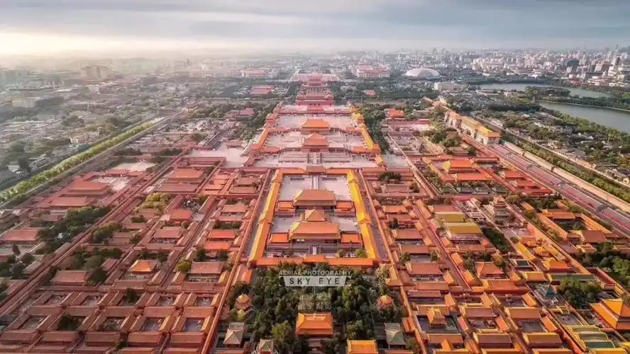 航拍北京 瞰千年古都的时代新颜