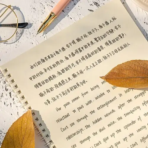 chris怪兽手写奶酪陷阱中英语速写抖音网红字帖女生神仙字体漂亮