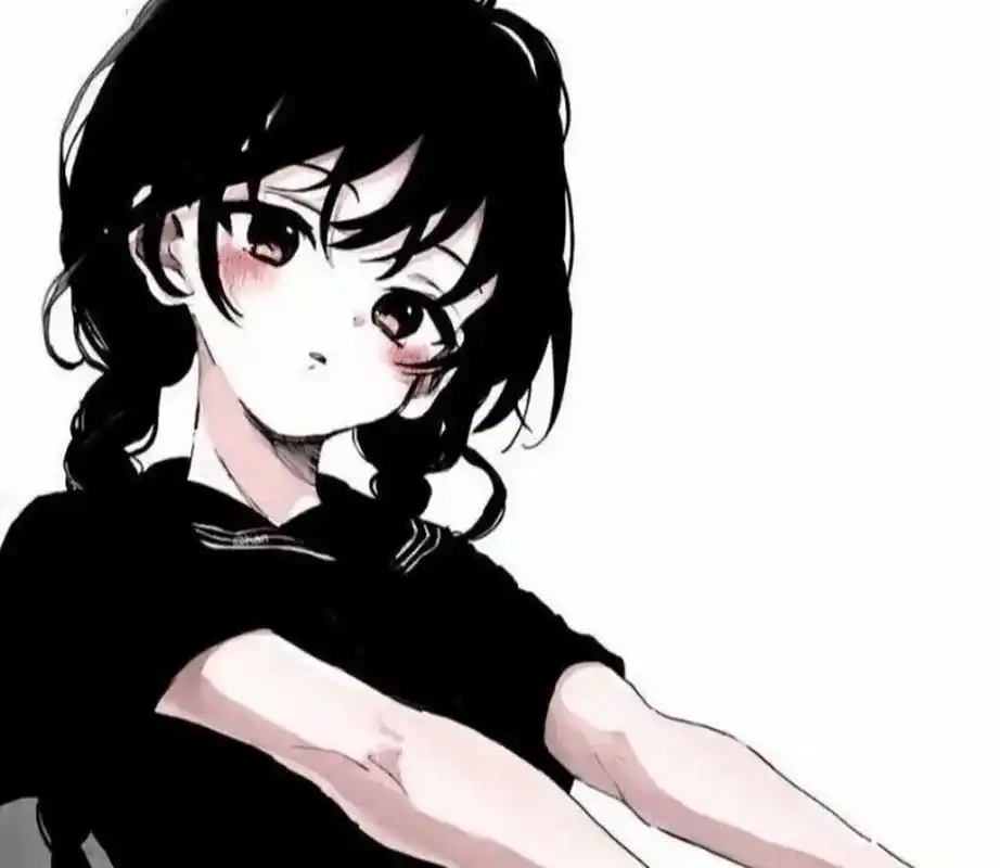 ins风格94动漫优质女头07 "怕目光夹杂爱意,所以我不敢看你"95