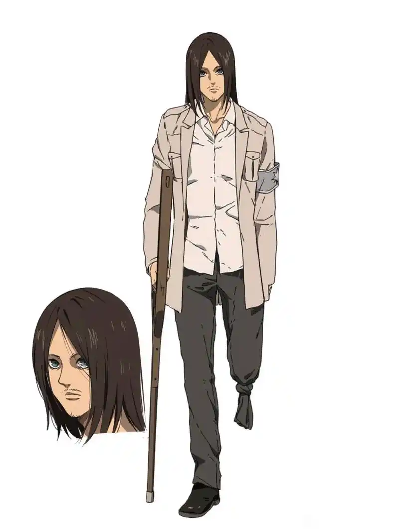 一组《进击的巨人》艾伦变化图,19伦战损人设符合你心中的形象吗