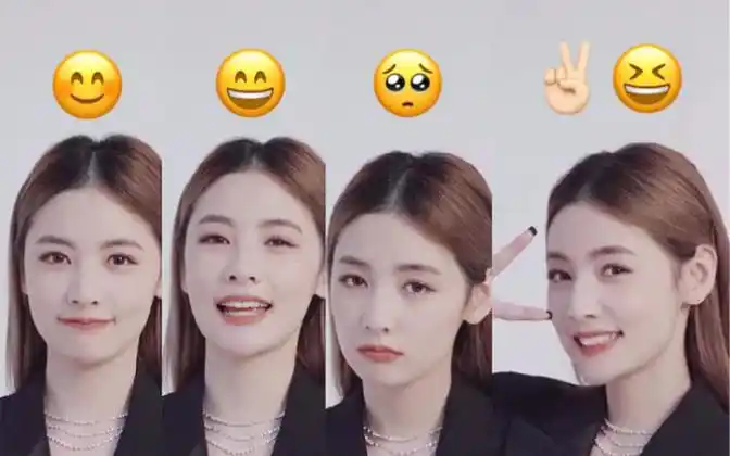 硬糖少女303赵粤-超可爱的表情包四连拍! 跳舞视频(ok!