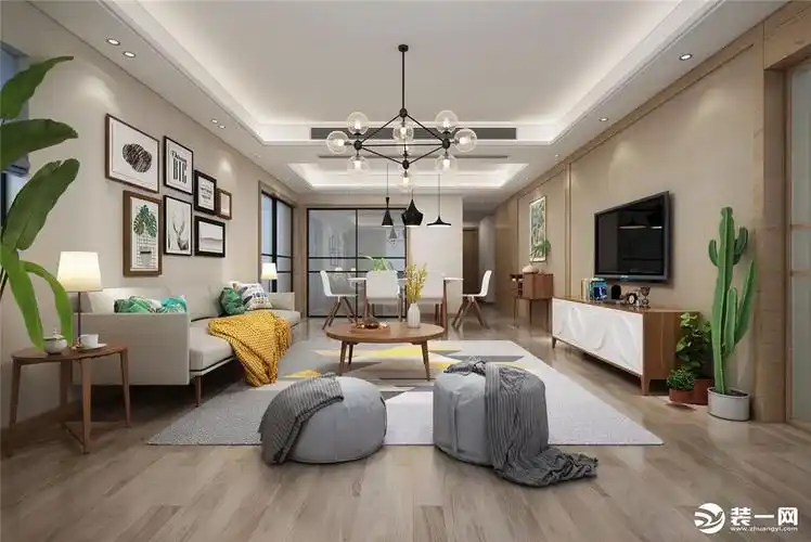 【红蚂蚁装饰】优步水岸 | 78㎡ | 北欧风格装修效果图