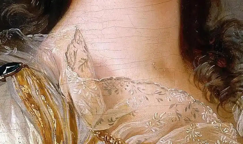 付费app存的高清油画 做壁纸绝美