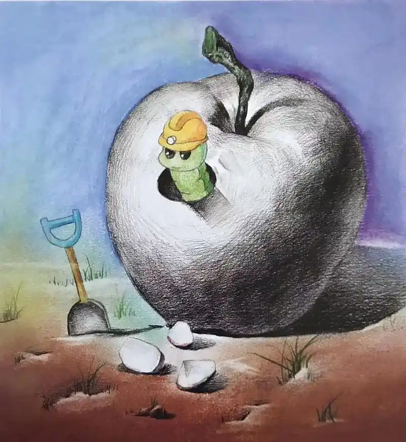 创意素描画.创意素描临摹图#创意素描 #创意素描课程 #创意 - 抖音