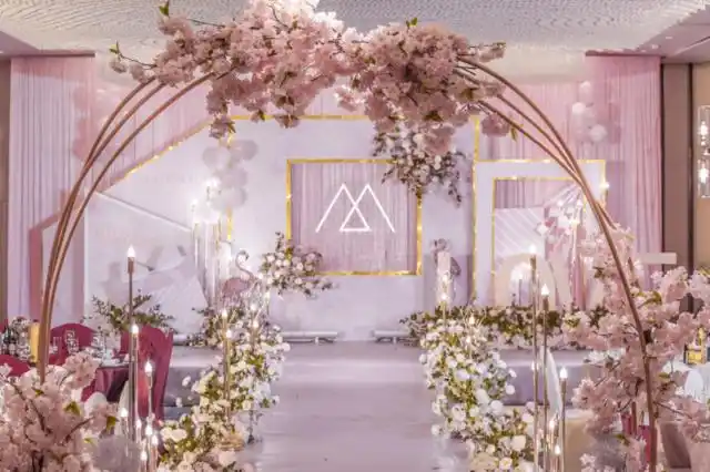 梦幻婚礼现场布置效果图【婚礼纪】-宝钞南社区快手直播点哪里评论点