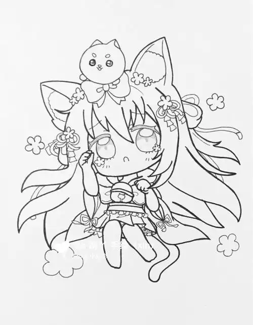 二次元简笔画图片大全