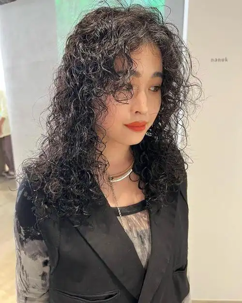 全头烫小卷,真洋气