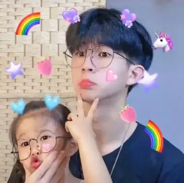 兄妹头像一萌一霸真人的 真人头像图片大全 -【爱个性】