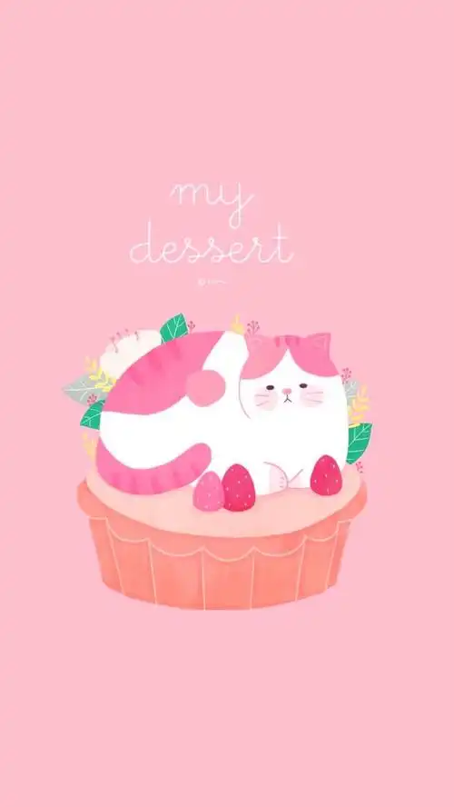 粉色系 少女心 卡通 可爱 小清新 简约 森系 文艺 动漫 手绘 复古