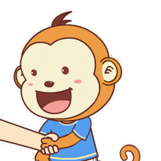 欢跃猴卡通搞笑动态表情包 - 【可爱点】
