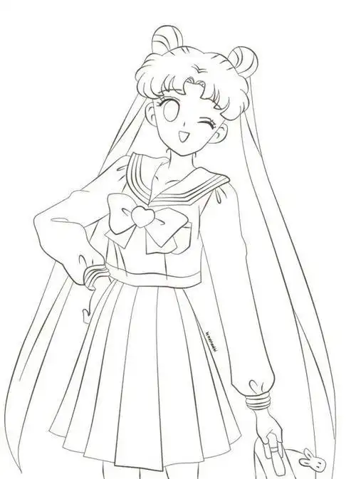 美少女战士简笔画视频