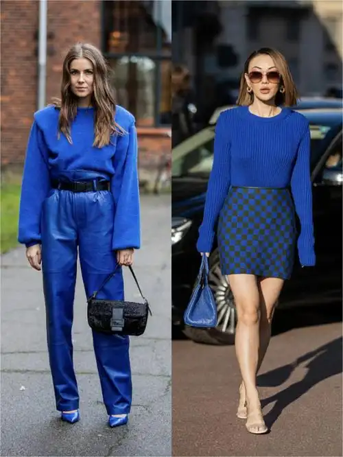 宝蓝色搭配什么颜色好看(肤色暗沉不知道怎么搭) - 百百科