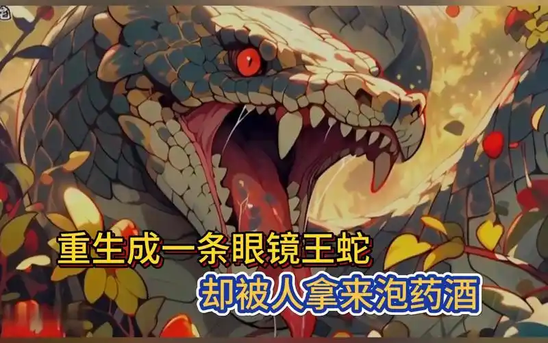 超燃漫画解说,全程高能,我重生成了一条眼镜蛇,却被拿来泡酒