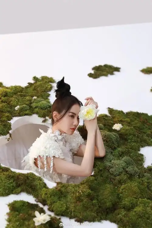 刘诗诗封面大片写真花絮照