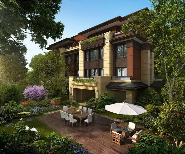 成都金牛区茶店子龙湖源著别墅效果图7- 吉屋网