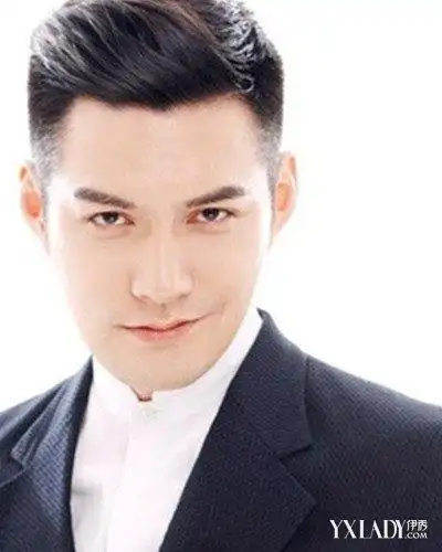 【图】最潮男士烫发斜背头图片 推荐潇洒有型的发型_男士烫发斜背头