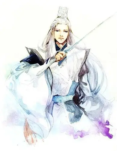 古风美图白衣美男子