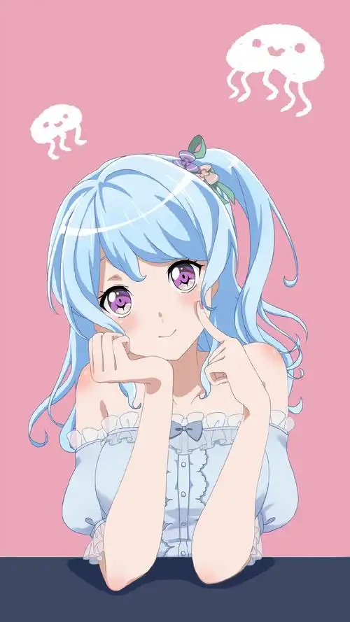 p站美图弱气可爱迷糊娘bangdream松原花音壁纸特辑