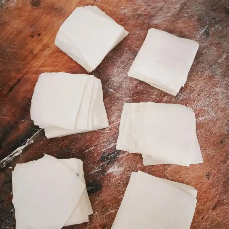 方片饺子如何包#慢动作包饺子#抖音图文来了  - 抖音