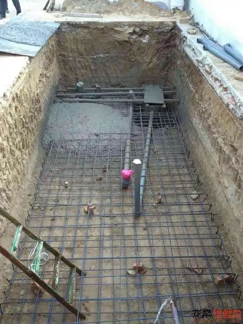 精品家庭室外锦鲤池全过程 - 鱼缸鱼池 - 龙巅锦鲤鱼