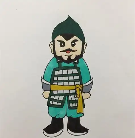 古代士兵怎么画人物简笔画简笔画大全