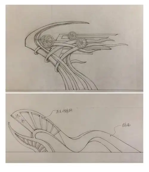 雕塑《追风蹑景》,《溯源映画》原创设计