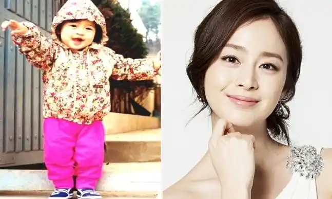 是韩国大势演员歌手,在舞台上星光璀璨的他们,小的时候同样萌态十足