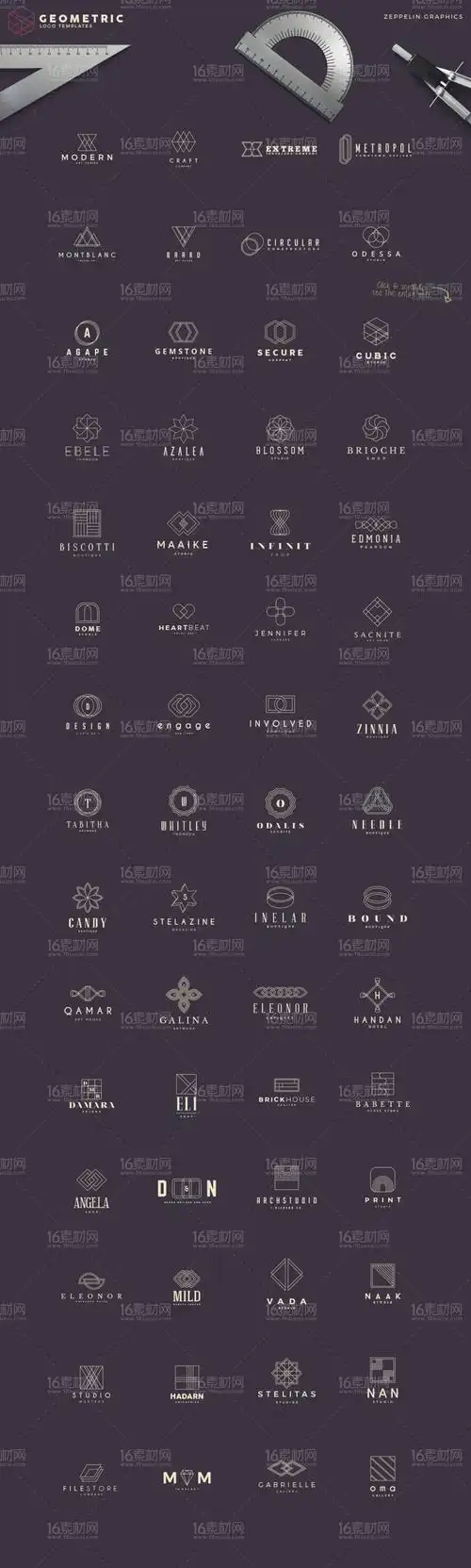 1300 高端标志设计大合集psd分层素材[含矢量格式]