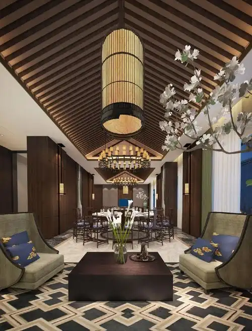 900㎡中式现代娱乐空间装修案例_效果图_土巴兔装修网