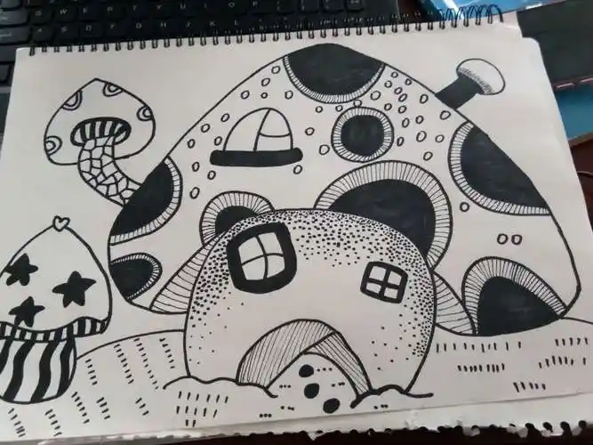 【西咸新区秦汉新城双照学区双照庞村幼儿园】 用线条勾勒美丽世界