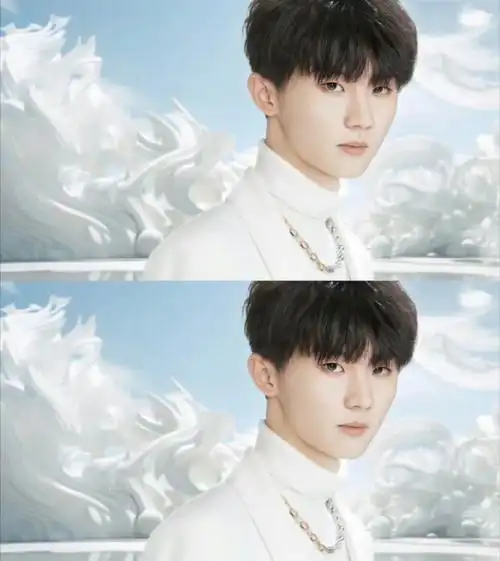 马嘉祺白西装造型图