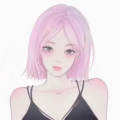 手绘动漫女头插画_微信头像_我要个性网