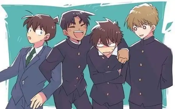 amv‖[快*新*探*平][名柯f4男团&3/4组合]你是年少的欢喜_哔哩哔哩