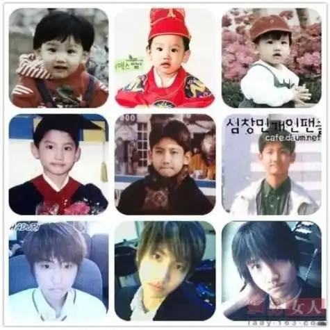 沈昌珉沈昌珉黄子韬金珉硕金钟大金俊绵金钟仁朴有天学士服照,左右脸