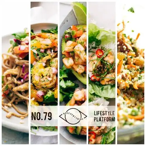 with citrus miso dressing /mexican shrimpcocktail stuffed