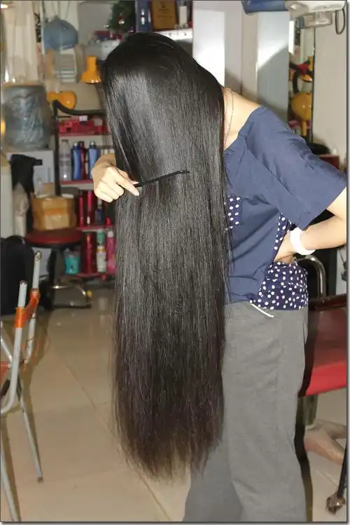 剪下女教师90公分丰厚长发-face-110#(8)