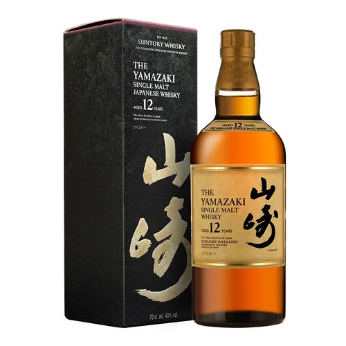 三得利(suntory)山崎12年 单一麦芽威士忌700ml yamazaki  日本原装