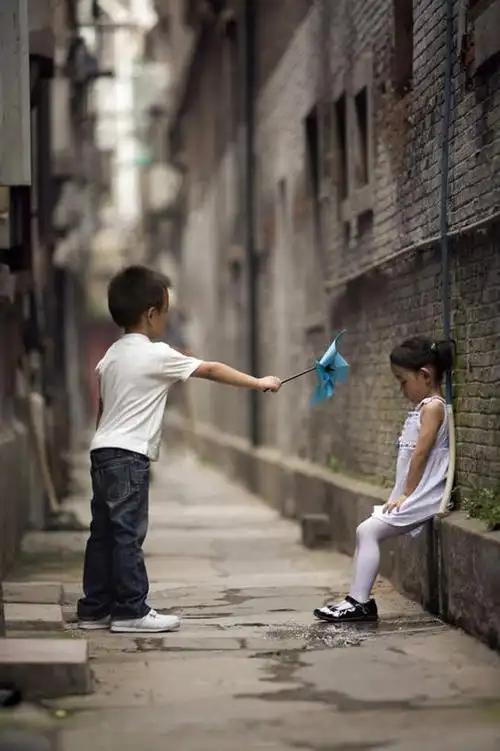 街道,路,纸风车,玩具,上海,连接,生气,注视,一个,小孩,观察,看,可爱