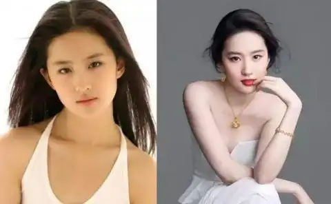 女星出道前后对比 刘亦菲从小美到大