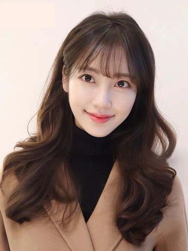 热销空气刘海长卷发_抖音新款主播网红仿真逼真假发空气薄刘海中长