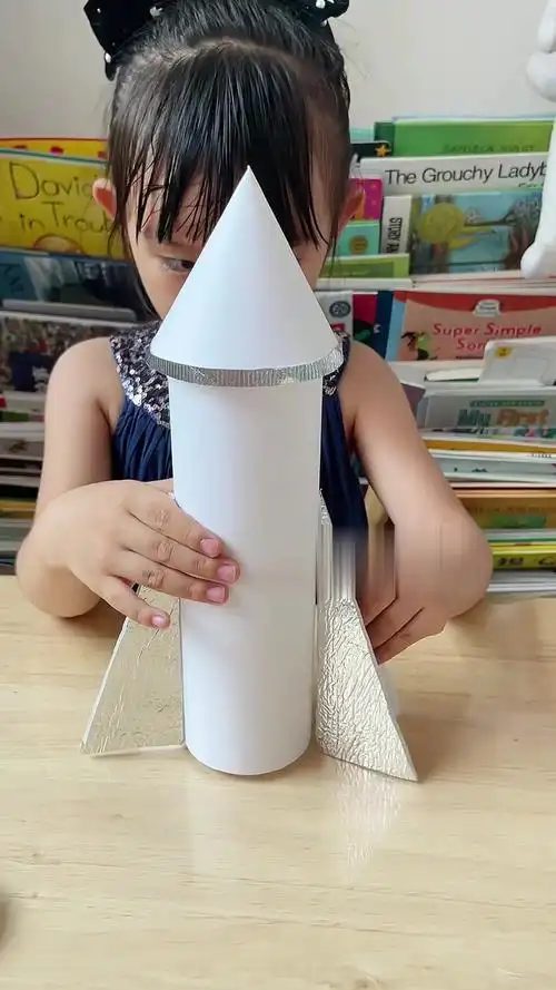 六六做手工|塑料瓶做火箭拓展航天宇宙奥秘