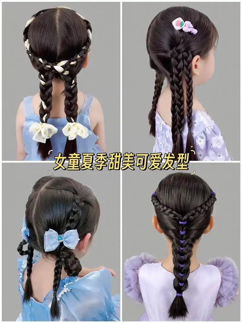 女童发型分享.家有小公主的美妈们可以过来看看哦!