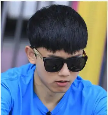 男生锅盖头发型帅气时尚凸显潮男味道锅盖头