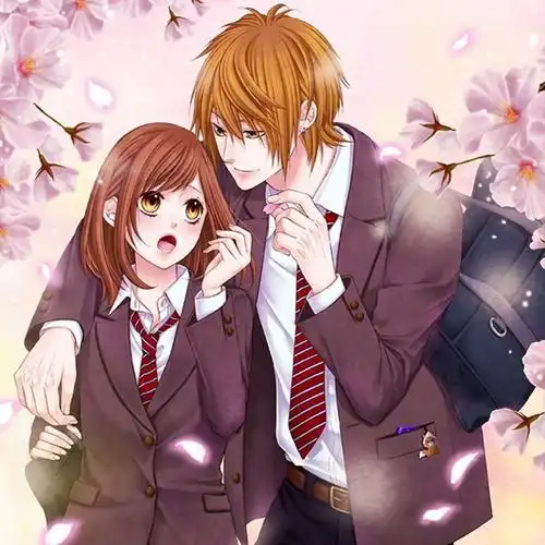 领带西装校服情侣装头像