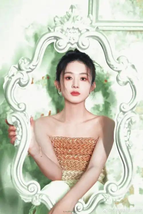 赵丽颖油画妆##赵丽颖全新高定##赵丽颖油画里的美人
