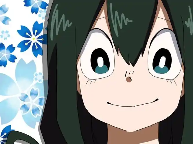 蛙吹梅雨,梅雨酱,蛙妹【我的英雄学院】【小英雄】图源p站