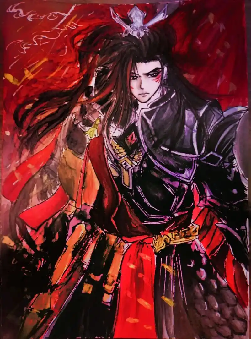 手绘将军一将功成万骨枯女将军明天发哈o07o